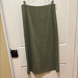 Talbots Green Maxi Pencil Skirt for Work